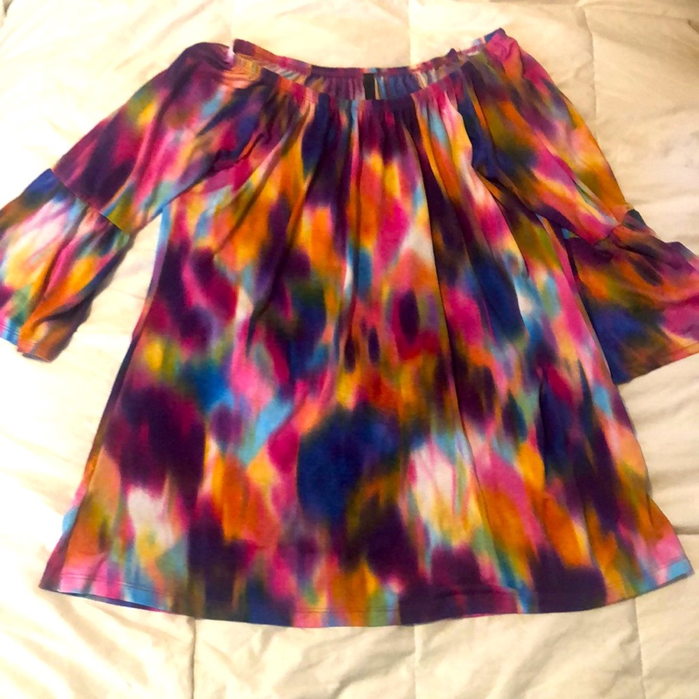 Water color tunic or very short dress